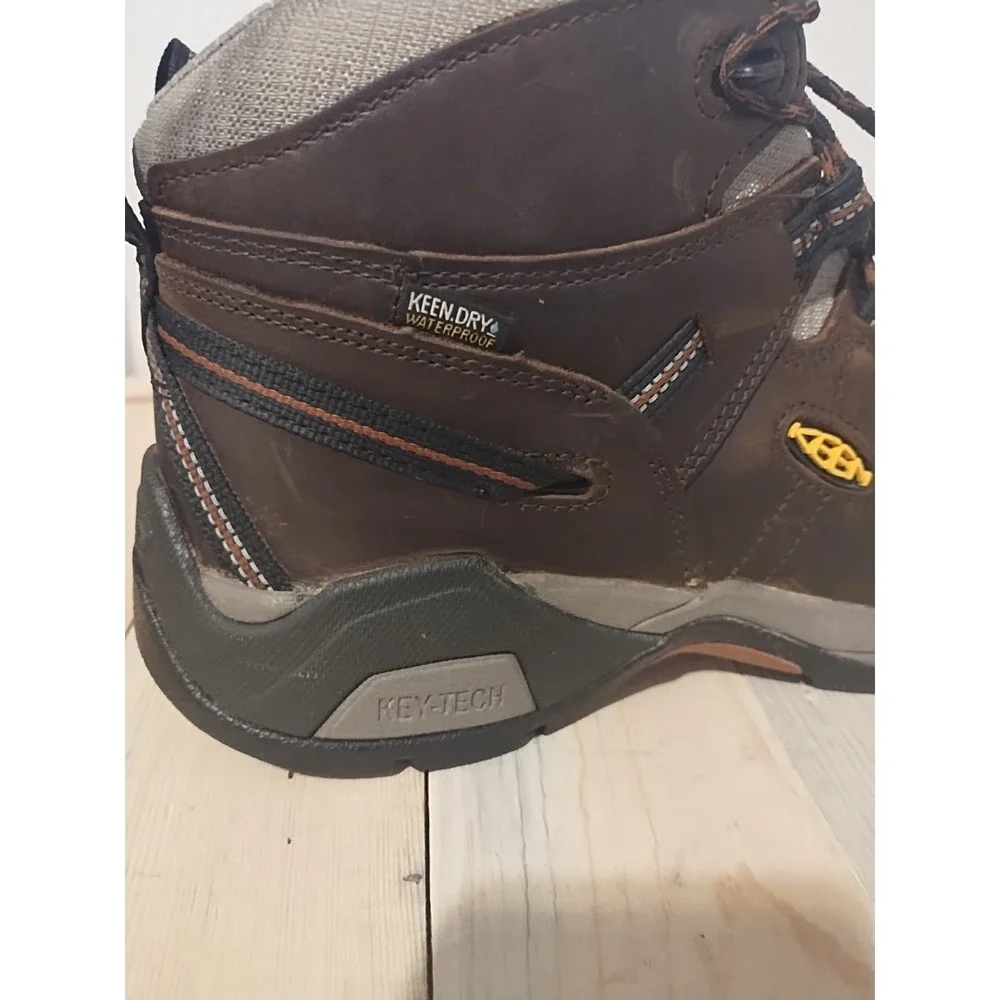 Keen Utility Men's Detroit XT Mid Soft Toe Waterproof Work Boots Brown Size 12 D